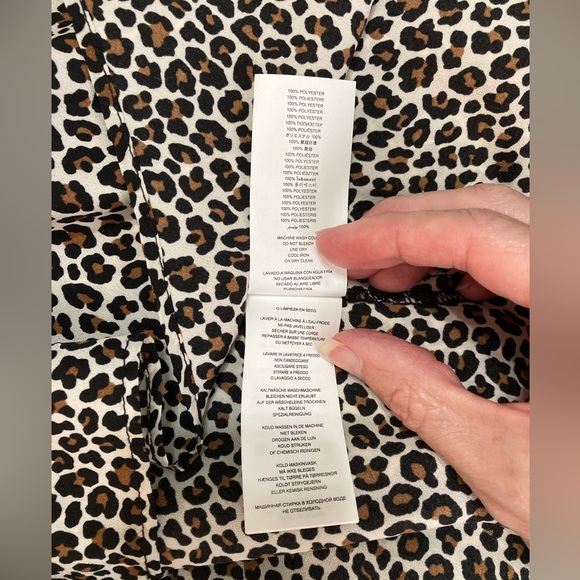 NWT Michael Kors Animal Print Flowy Tunic Top Size 2X - Picture 5 of 5